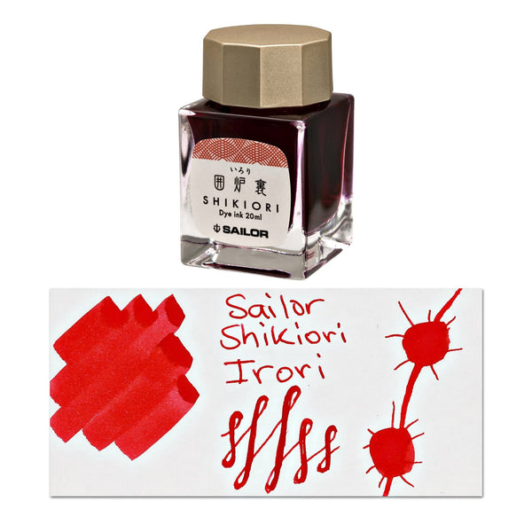 Sailor Shikiori Bottled Ink in Irori (Hearth Red) - 20 mL Bottled Ink