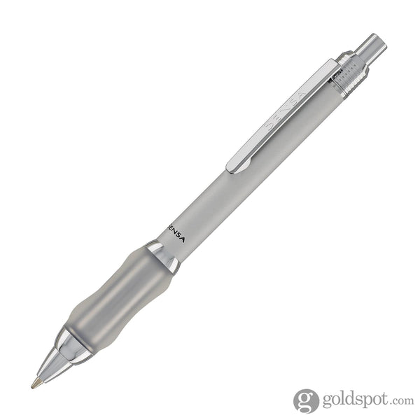 Sensa Click Lacquer Ballpoint Pen in Pewter Silver Ballpoint Pens