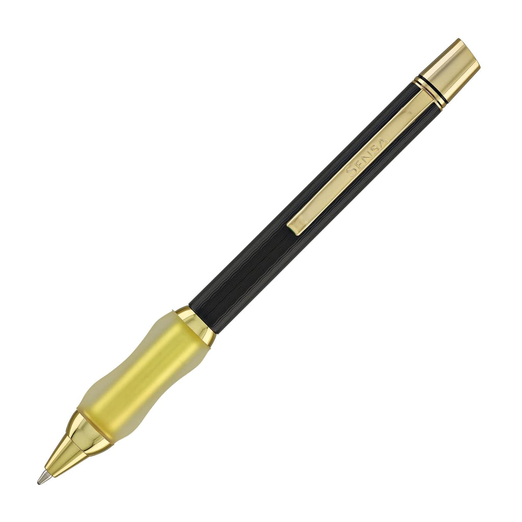 Sensa Herringbone Jewels Ballpoint Pen in Black Diamond Pens