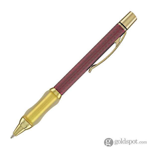 Sensa Herringbone Jewels Ballpoint Pen in Garnet Burgundy Pens