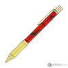 Sensa Metro Gold Ballpoint Pen in Black Cherry Burgundy Ballpoint Pens
