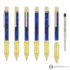 Sensa Metro Gold Ballpoint Pen in Lapis Blue Swirl Ballpoint Pens