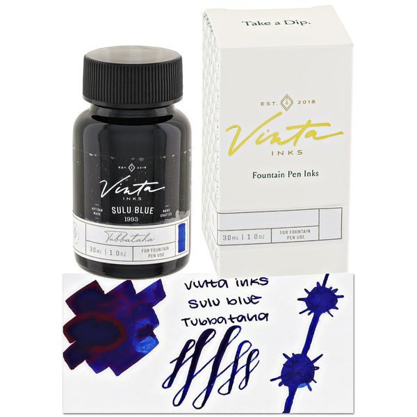 Vinta Inks 3.0 Bottled Ink in Sulu Blue [Tubbataha 1993] - 30mL Bottled Ink