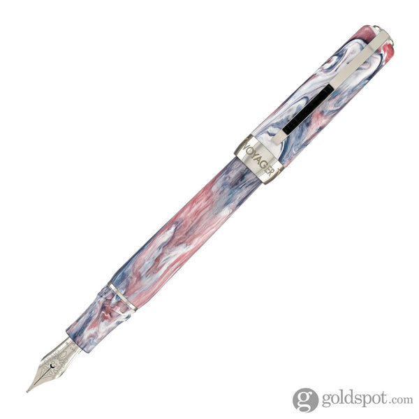 Visconti Voyager Mariposa Fountain Pen in Painted Beauty with Palladium Trim Fountain Pens