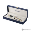 Waterman Carene Deluxe Ballpoint Pen Reflections of Paris in Black Lacquer with Gold Trim Pens