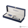 Waterman Expert Deluxe Ballpoint Pen in Metallic Blue with Chrome Trim Ballpoint Pens