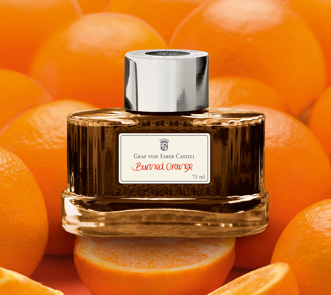 Graf von Faber-Castell Bottled Ink in Burned Orange - 75 mL Bottled Ink