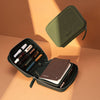 Endless Companion Leather Adjustable 10 Pen Pouch in Green Cases