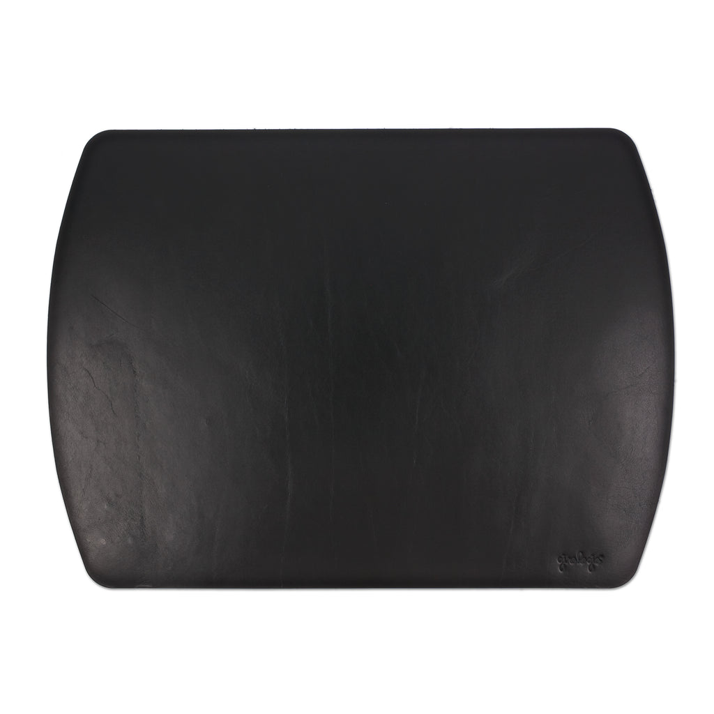 Girologio Full Grain Leather Writing Mat in Black Accessories
