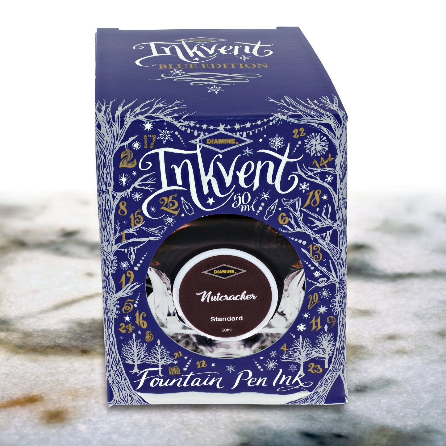 Diamine Inkvent Blue Edition Standard Bottled Ink in Nutcracker - 50 mL Bottled Ink