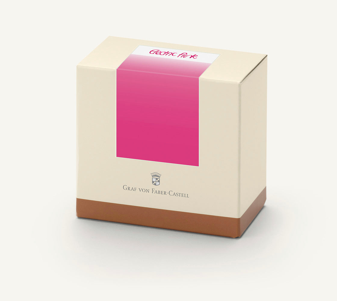 Graf von Faber-Castell Bottled Ink in Electric Pink - 75 mL Bottled Ink
