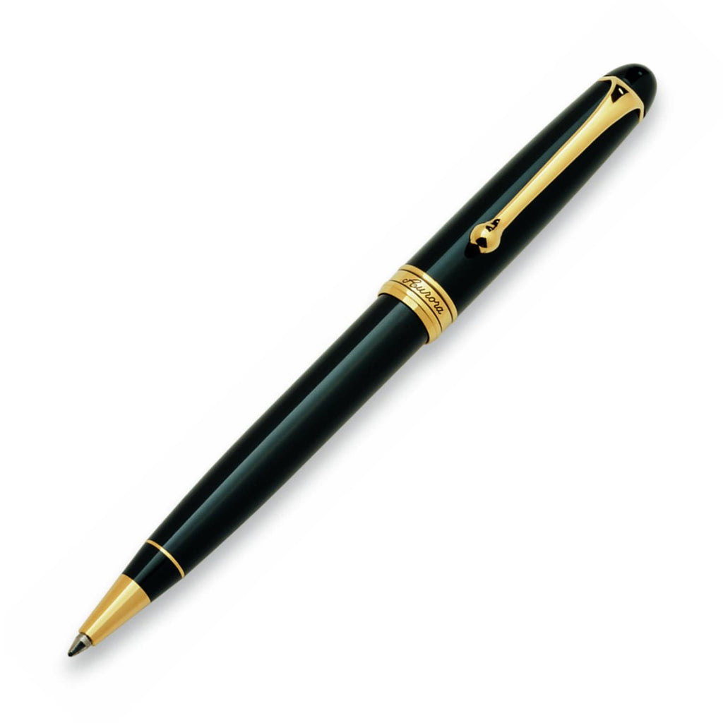 Aurora 88 Ballpoint Pen in Black Resin & Gold Plated Ballpoint Pen