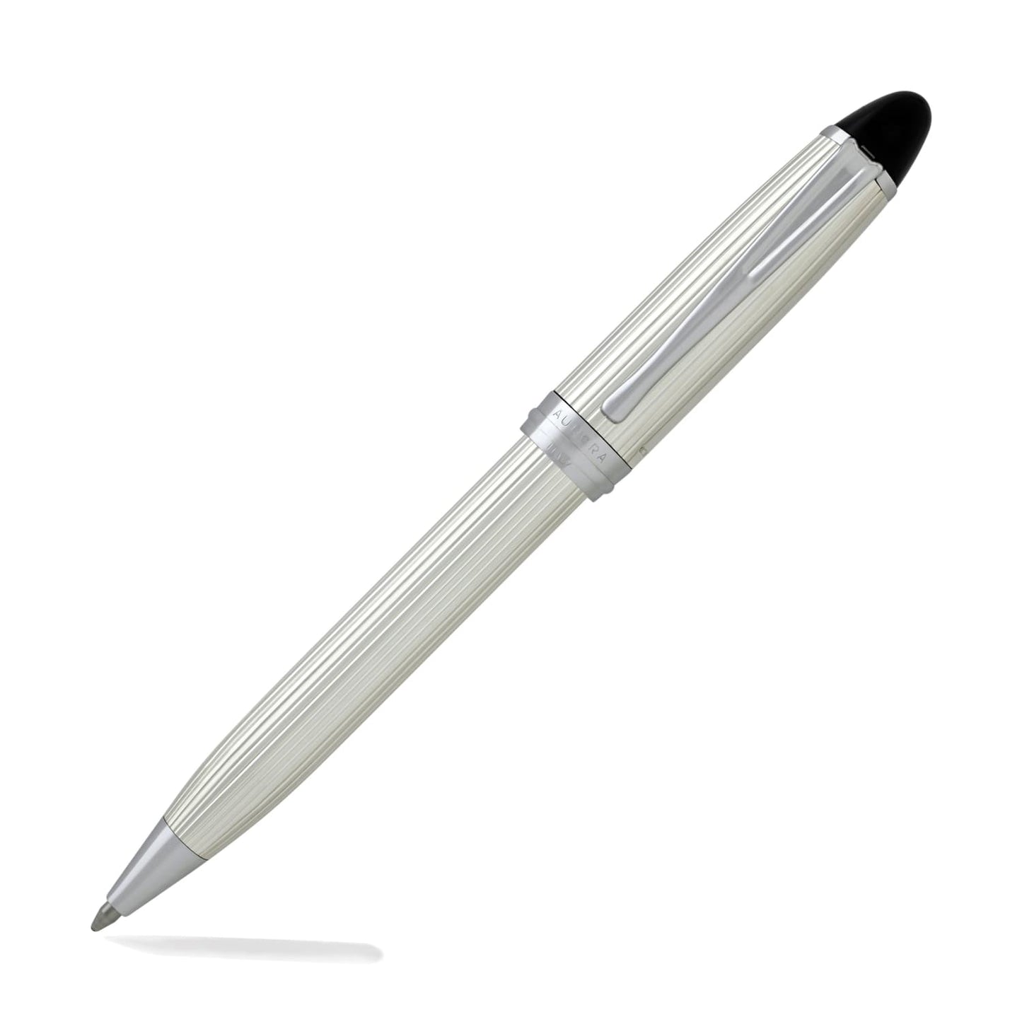 Aurora Ipsilon Ballpoint Pen in Sterling Silver Ballpoint Pen