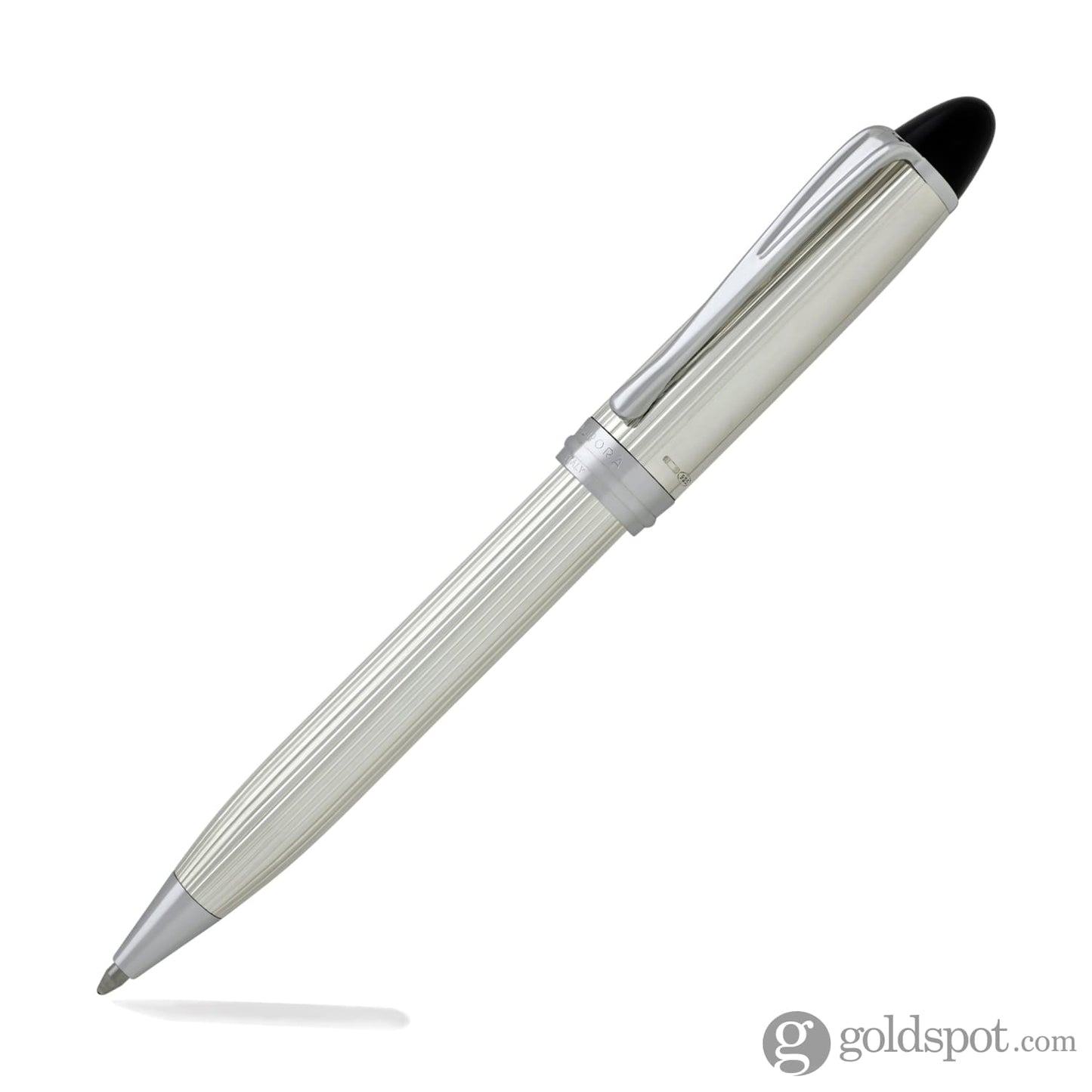 Aurora Ipsilon Ballpoint Pen in Sterling Silver Ballpoint Pen