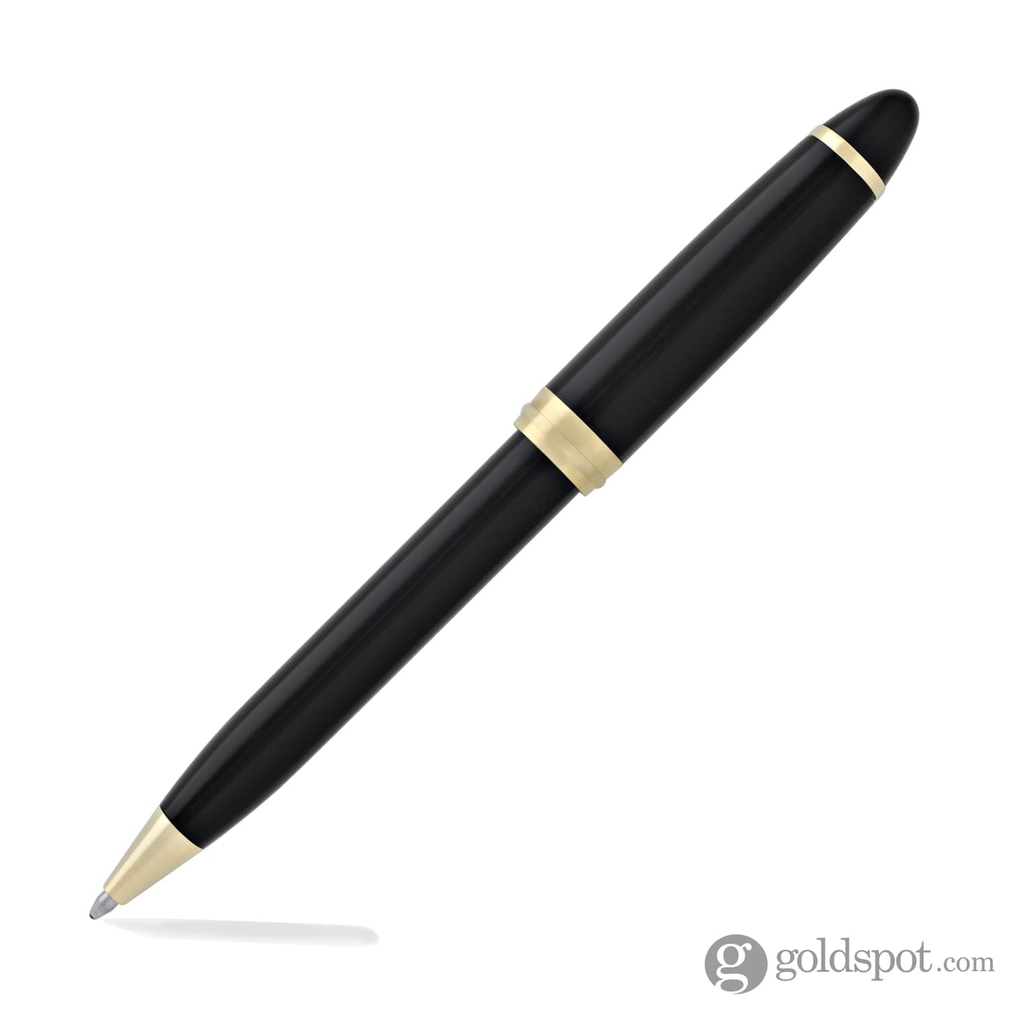 Aurora Ipsilon Deluxe Ballpoint Pen in Black Gold Trim Ballpoint Pen