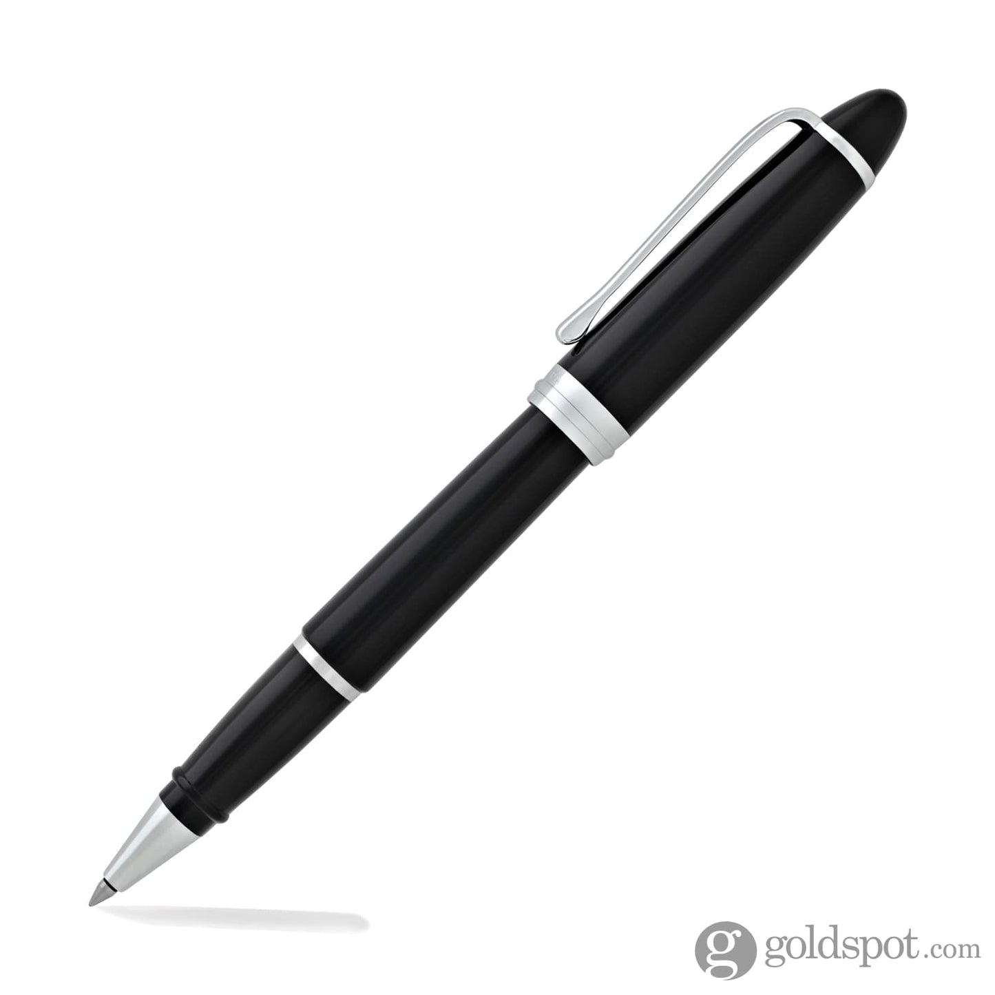 Aurora Ipsilon Deluxe Rollerball Pen in Black with Chrome Trim Rollerball Pen
