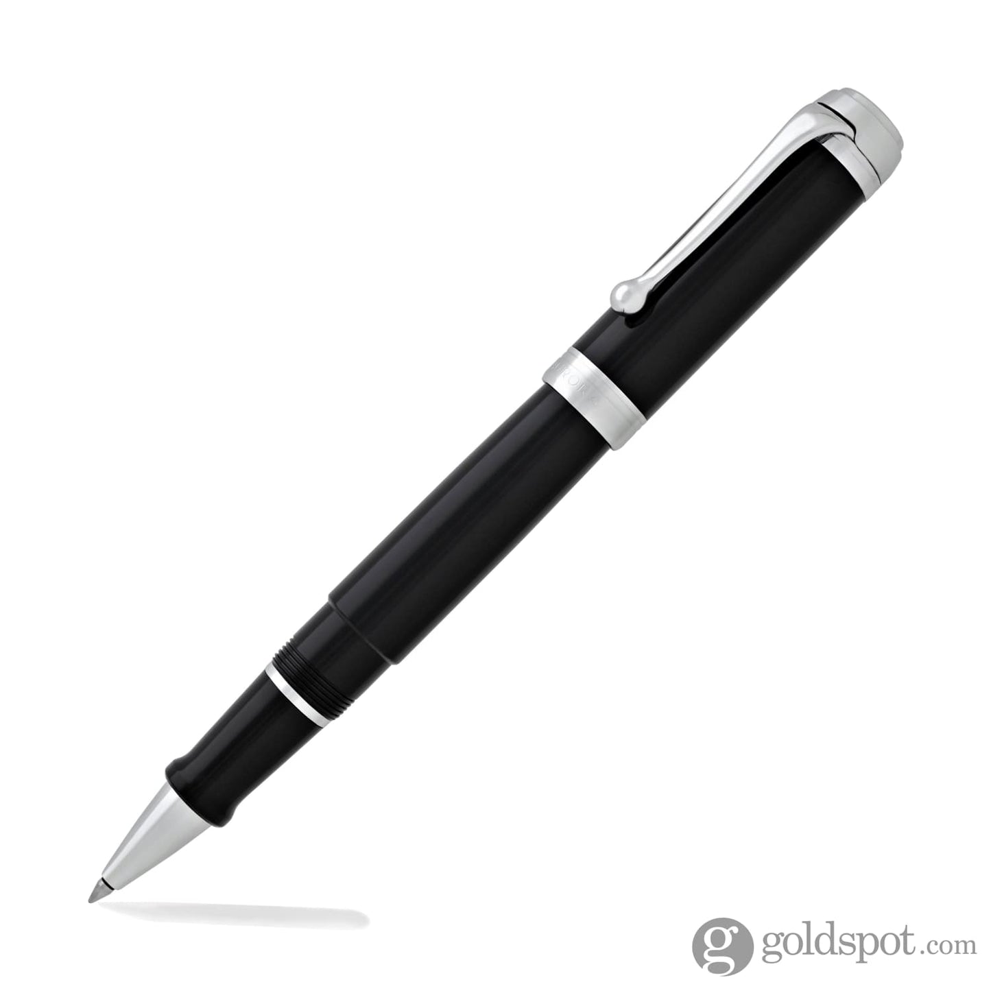 Aurora Talentum Classic Rollerball Pen in Black with Chrome Trim Rollerball Pen