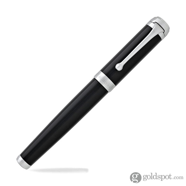Aurora Talentum Classic Rollerball Pen in Black with Chrome Trim Rollerball Pen