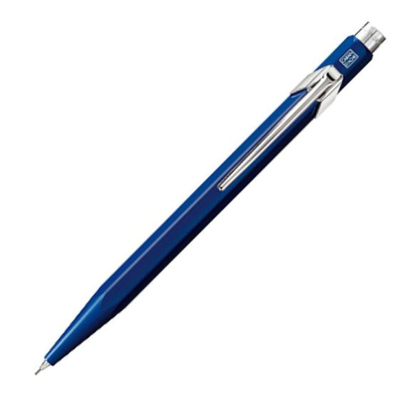 Caran dAche 844 Metal Collection Mechanical Pencil in Blue - 0.7mm Mechanical Pencil