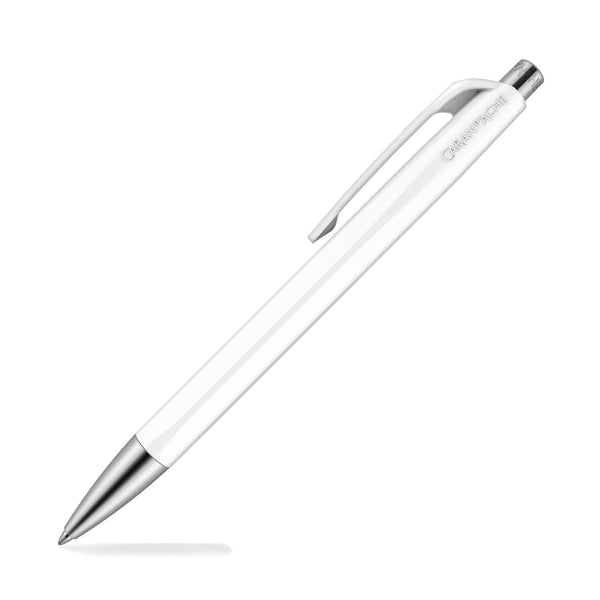 Caran dAche 888 Infinite Ballpoint Pen in White Ballpoint Pen