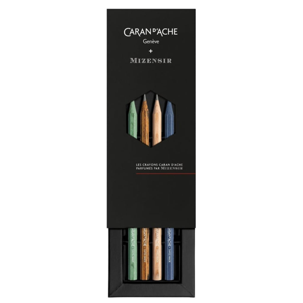 Caran d’Ache Les Crayons Mizensir Scented Pencils No10 (HB) - Pack of 4 Pencil