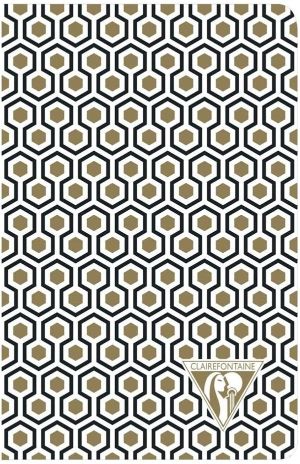 Clairefontaine Neo Deco Notebook in Honeycomb Lined - 5.5 x 8.25 (A5) Notebook
