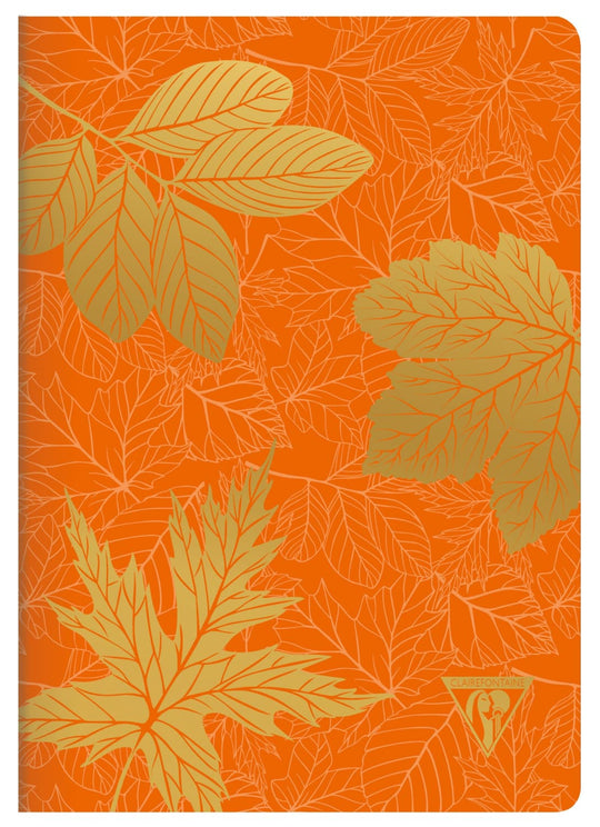 Clairefontaine Neo Deco Notebook in Pumkin, Lined - 6 x 8.25 (A5)
