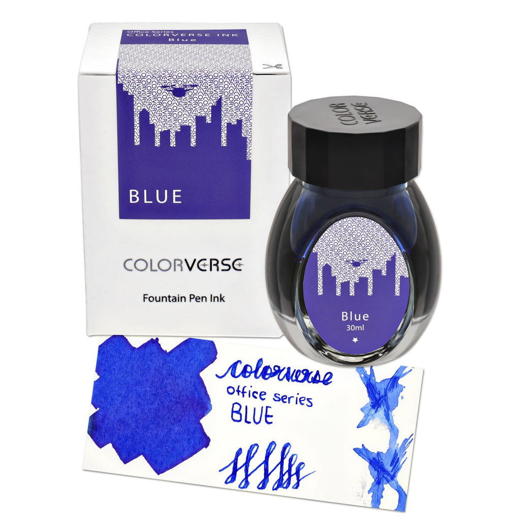 Colorverse Office Series Bottled Ink in Blue - 30mL Bottled Ink