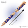 Conklin Endura Deco Crest Ballpoint Pen in Blue with Rosegold Trim Ballpoint Pen