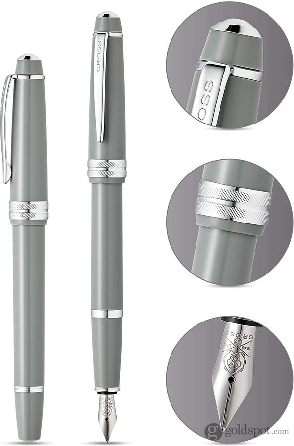 Cross Bailey Light Fountain Pen in Polished Gray Resin Fountain Pen