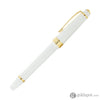 Cross Bailey Light Rollerball Pen in Glossy White Resin with Gold Trim Rollerball Pen
