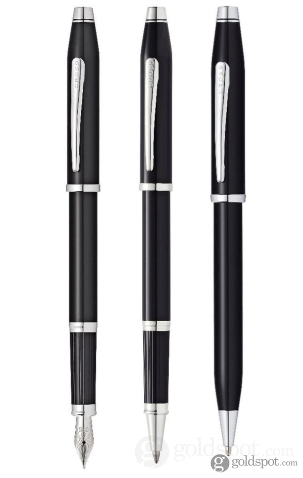 Cross Century II Ballpoint Pen in Black Lacquer Ballpoint Pen