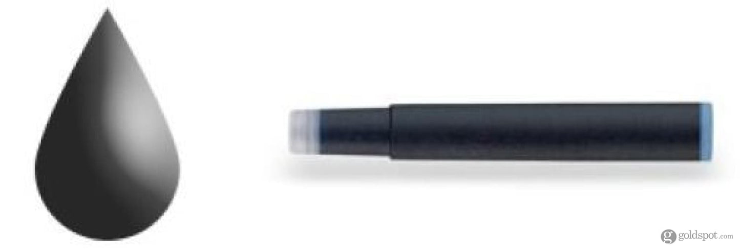 Cross Ink Cartridges in Spire Slim and Classic Century in Black - Pack of 6 Fountain Pen Cartridges