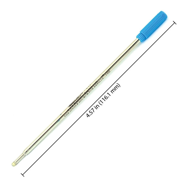 Cross Soft Roll Ballpoint Pen Refill in Turquoise - Medium Point Ballpoint Pen Refill