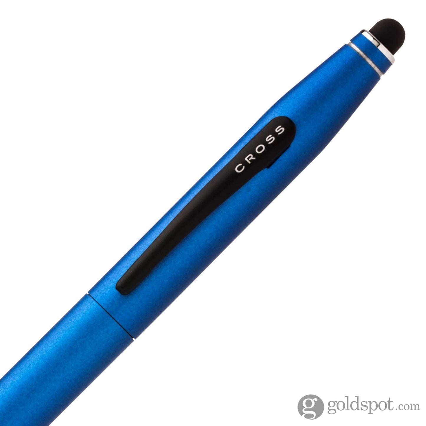 Cross Tech 2 Ballpoint Pen with Touch Screen Stylus in Metallic Blue Ballpoint Pen