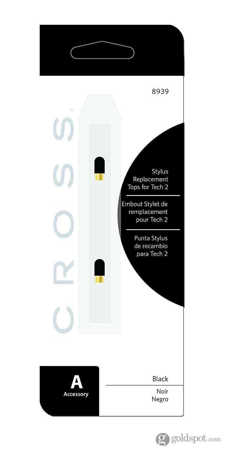 Cross Tech 2+ Stylus Replacement Top Accessory in Satin Black Pen