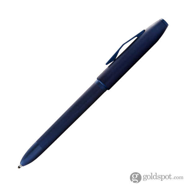 Cross Tech4 Multi Functional Pen in Sandblasted Blue PVD Multi-Function Pen