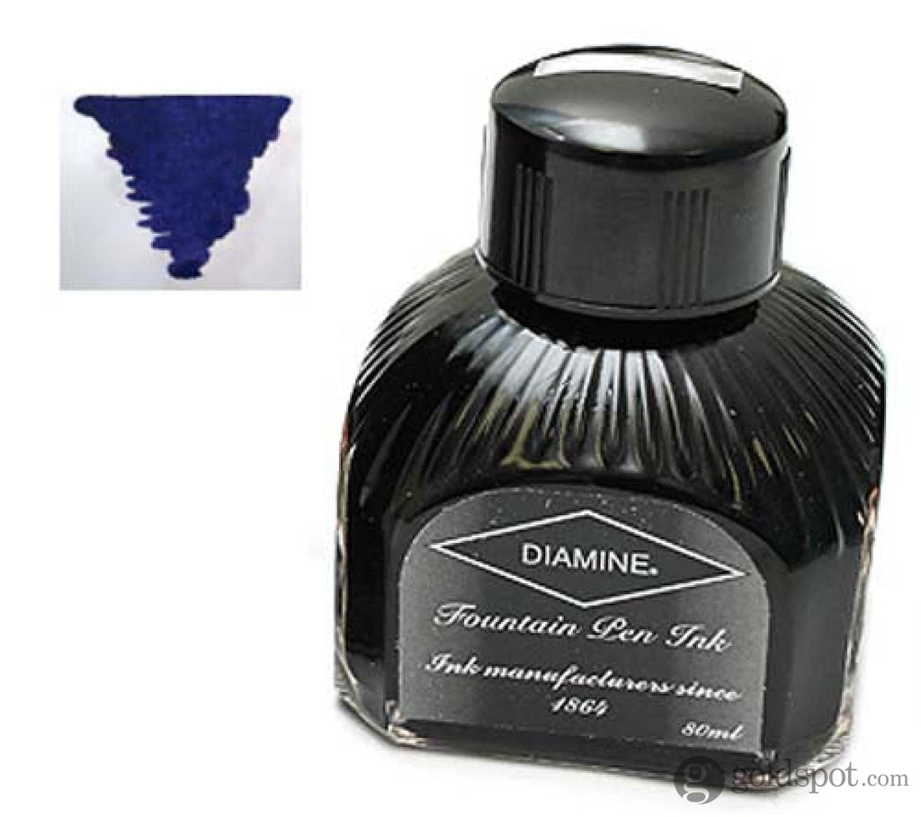 Diamine Classic Bottled Ink and Cartridges in Bilberry Purple 80ml Bottled Ink