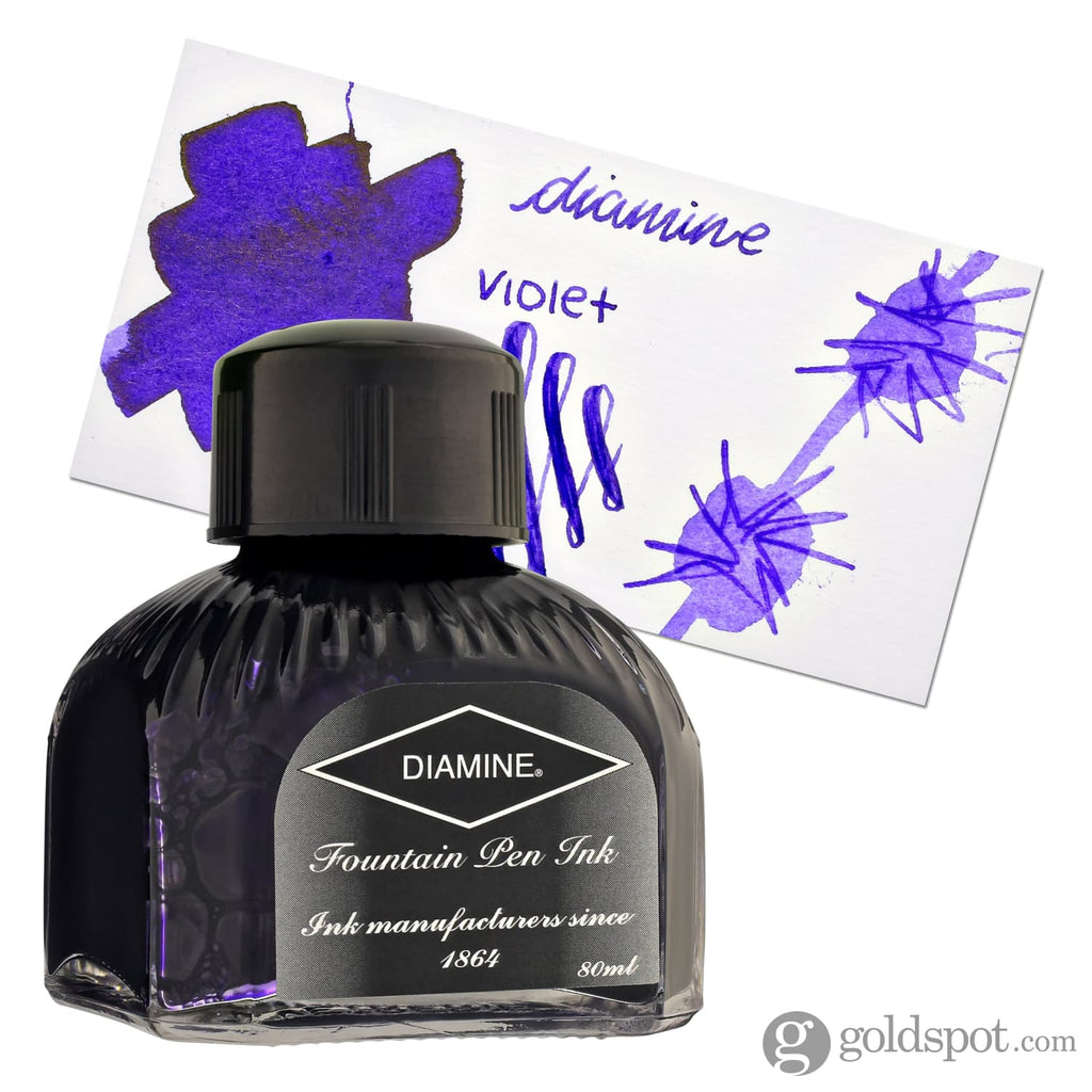 Diamine Classic Bottled Ink in Violet Purple 80ml Bottled Ink