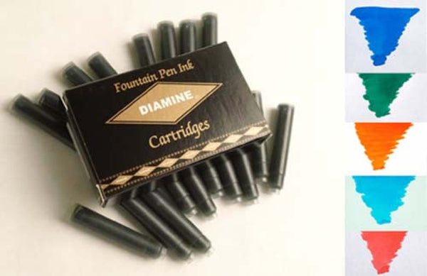 Diamine Ink Cartridge in Floral - Pack of 20 Fountain Pen Cartridges