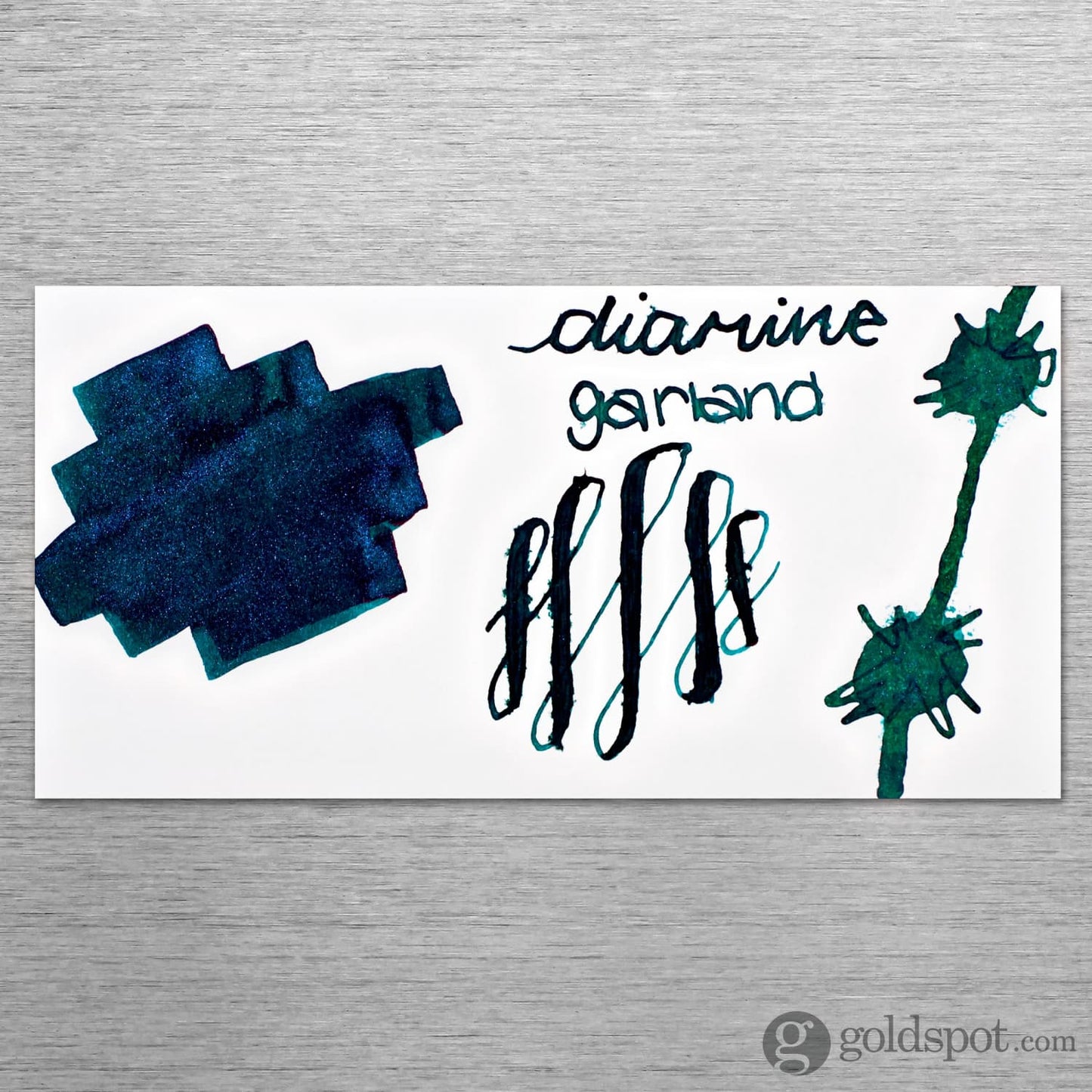 Diamine Inkvent Red Edition Shimmer & Sheen Bottled Ink in Garland - 50 mL Bottled Ink