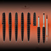 Diplomat Elox Mechanical Pencil in Ring Black & Orange -.7mm Mechanical Pencil