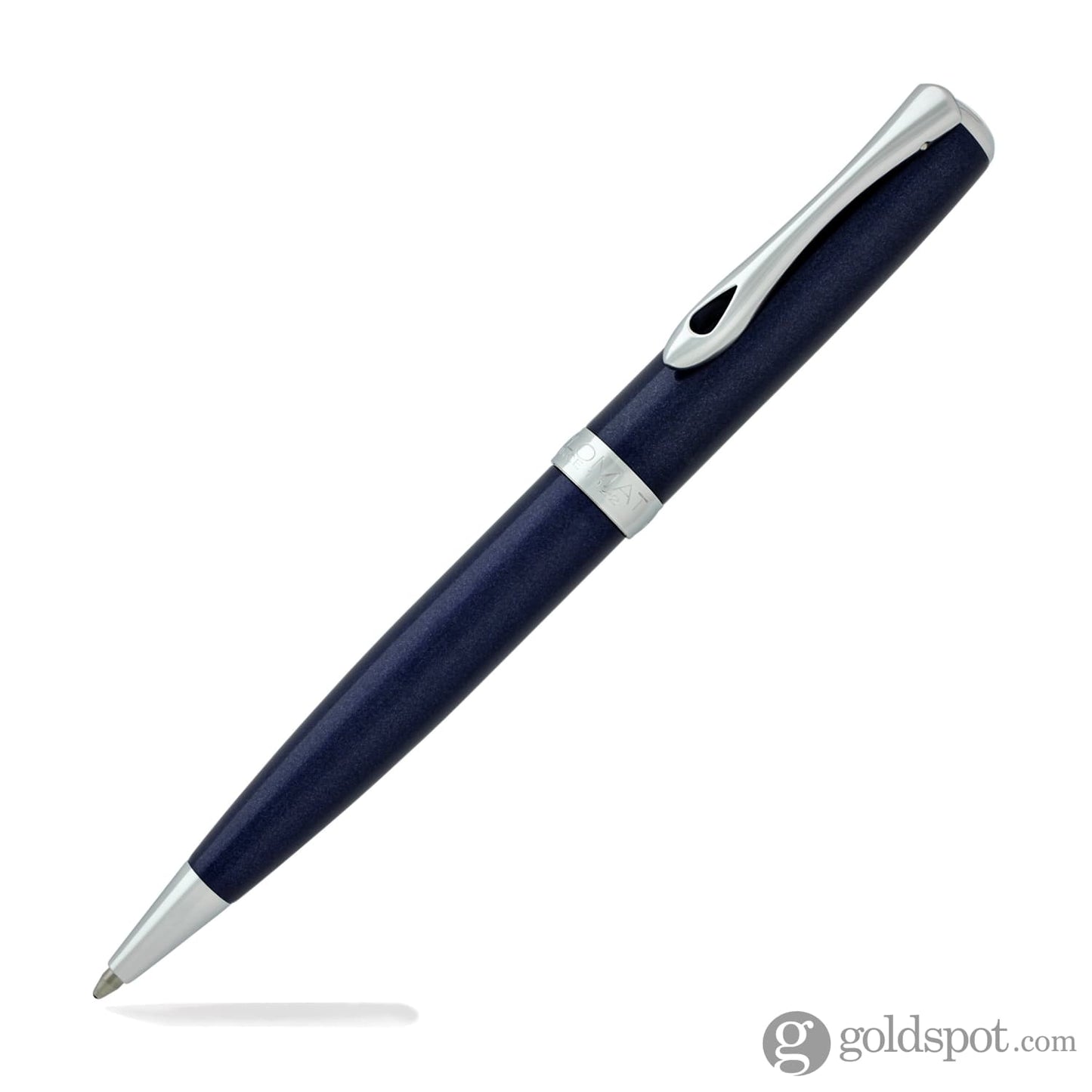 Diplomat Excellence A2 Ballpoint Pen in Midnight Blue with Chrome Trim Ballpoint Pen