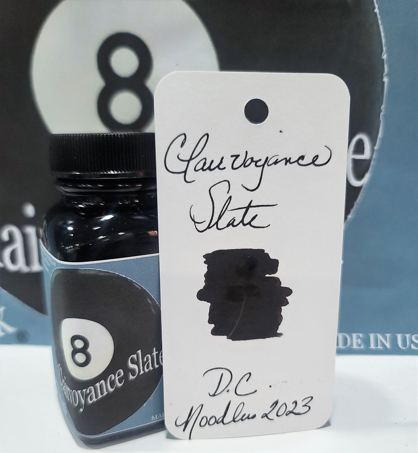 Noodler’s Clairvoyance Slate Fountain Pen Ink - 3oz Bottle Bottle - DC Super Show 2023 Bottled Ink