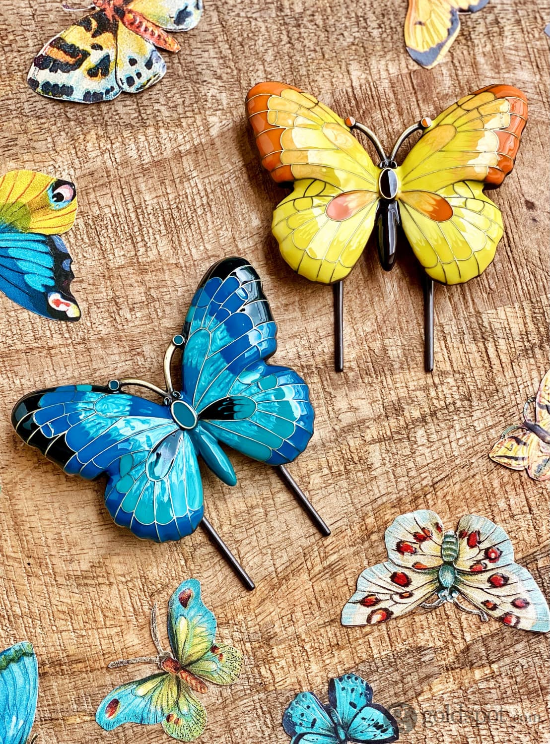 Esterbrook Butterfly Page Holder in Yellow Accessories