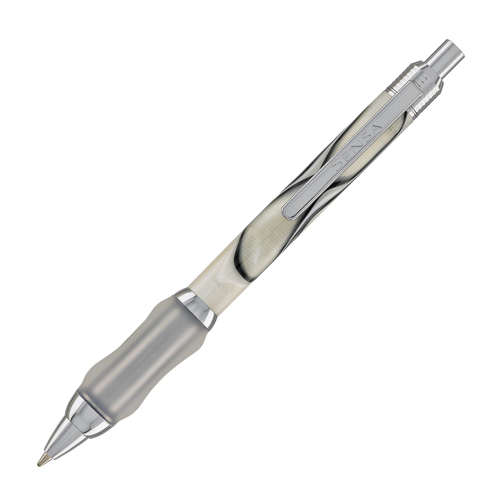 Sensa Click Plasmuloid Ballpoint Pen in Vintage Black Pearl Ballpoint Pens