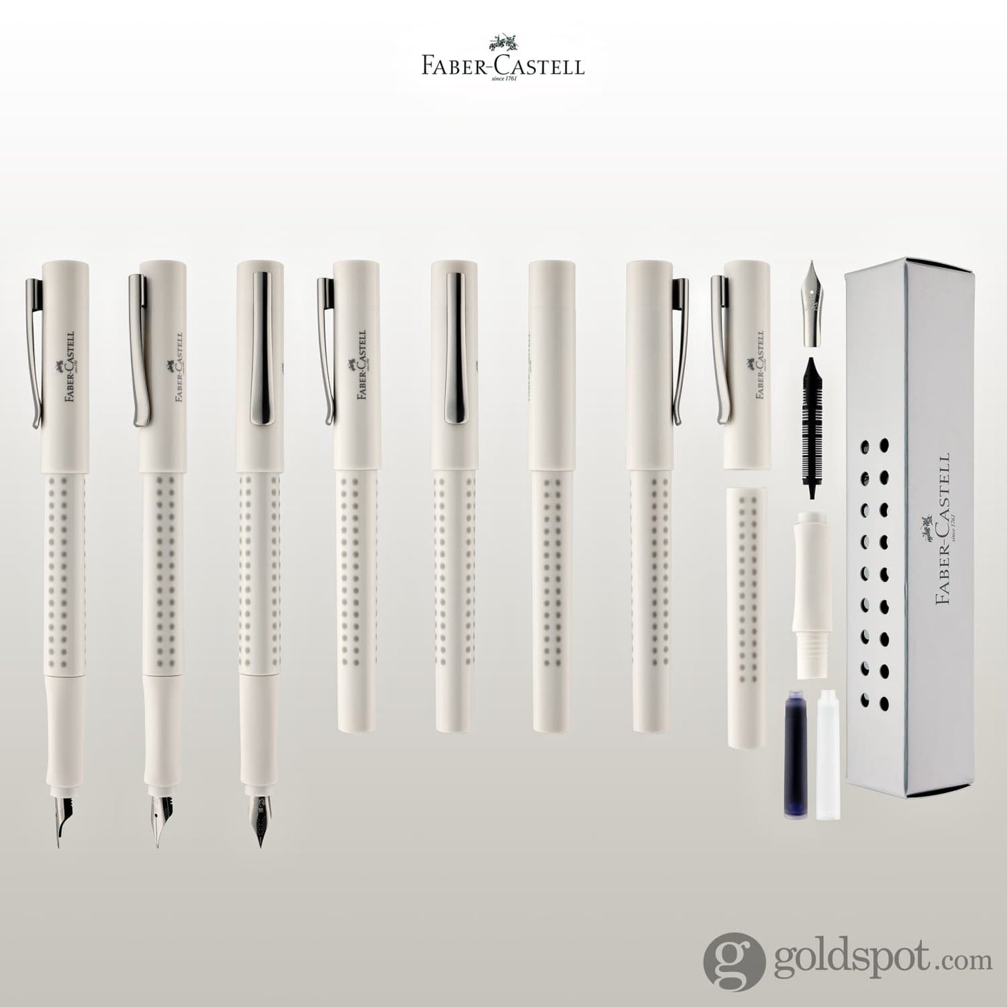 Faber-Castell Grip Harmony Fountain Pen in Coconut Milk Fountain Pen