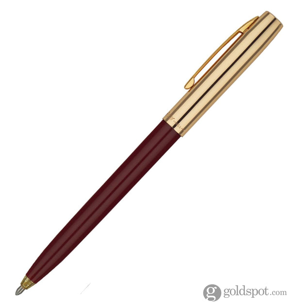 Fisher Space Pen Cap-O-Matic Ballpoint Pen in Burgundy with Brass Trim Ballpoint Pen