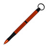 Fisher Space Tough Touch Ballpoint Pen with Key Chain in Orange Ballpoint Pen