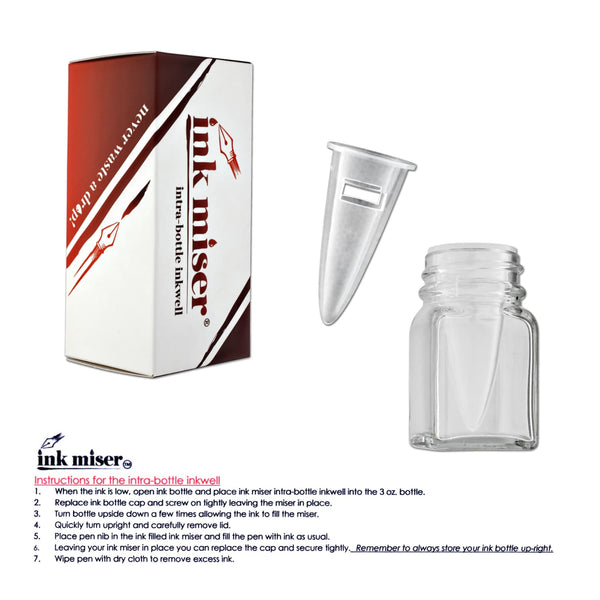 Ink Miser Intra Bottle Inkwell in Clear Accessory